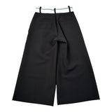 Marc Ellis Pantalone tinta unita Modello A Palazzo Nero per Bambina JNJPT02330 NERO MARC ELLIS 