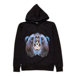 Marcelo Burlon Felpa Chiusa con Cappuccio tinta unita con Logo Nero per Bambino F5CMJBHS077 NERO MARCELO BURLON 
