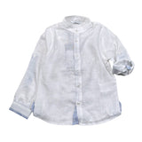 Marciano Camicia tinta unita con Colletto Coreano Bianco per Bambino N91H14WBM50 BIANCO MARCIANO 