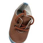 Marlu' Scarpine Bicolore con Lacci Marrone per Neonato ER416SC MARRONE MARLU' 