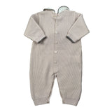 Marlu' Tutina tinta unita con Applicazione Beige per Neonata IB5210 BEIGE MARLU' 