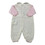 Marlu' Tutina Manica Lunga Bicolore Bianco/Rosa per Neonata IB6510X BIANCO/ROSA MARLU' 