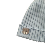 Marlu' Cappello tinta unita con Ricamo Azzurro per Neonato IB6571 AZZURRO MARLU' 