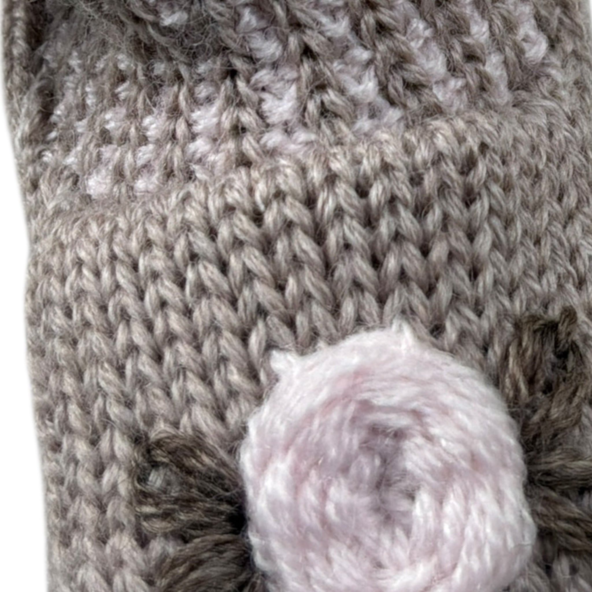 Marlu' Babbucce tinta unita In Maglia Beige per Neonata IN10S BEIGE MARLU' 