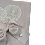 Marlu' Coperta tinta unita In Ciniglia Rosa per Neonata IN1781 ROSA MARLU' 