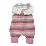 Marlu' Completo 2Pz Salopette-Body Rosa per Neonata IN2330 ROSA MARLU' 
