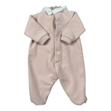 Marlu' Tutina tinta unita con Colletto Rosa per Neonata IN2614 ROSA MARLU' 