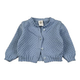 Marlu' Completo 3Pz Salopette-Body-Coprispalle Azzurro per Neonata IN5731 AZZURRO MARLU' 