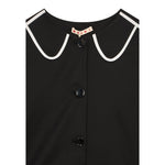 Marni Giacca tinta unita con Bottoni Nero per Bambina M01491 NERO MARNI 