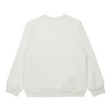 Marni Felpa Chiusa Girocollo tinta unita con Logo Bianco per Bambino M01612 BIANCO MARNI 