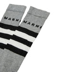 Marni Calzini tinta unita con Logo Grigio per Bambino M01631 GRIGIO MARNI 