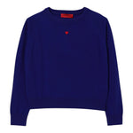 Max&Co. Maglia tinta unita con Stampa Blu per Bambina MX003MX004 BLU MAX&Co. 