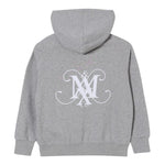 Max&Co. Felpa tinta unita con Zip E Cappuccio Grigio per Bambina MX0186 GRIGIO MAX&Co. 