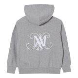 Max&Co. Felpa tinta unita con Zip E Cappuccio Grigio per Bambina MX0186 GRIGIO MAX&Co. 