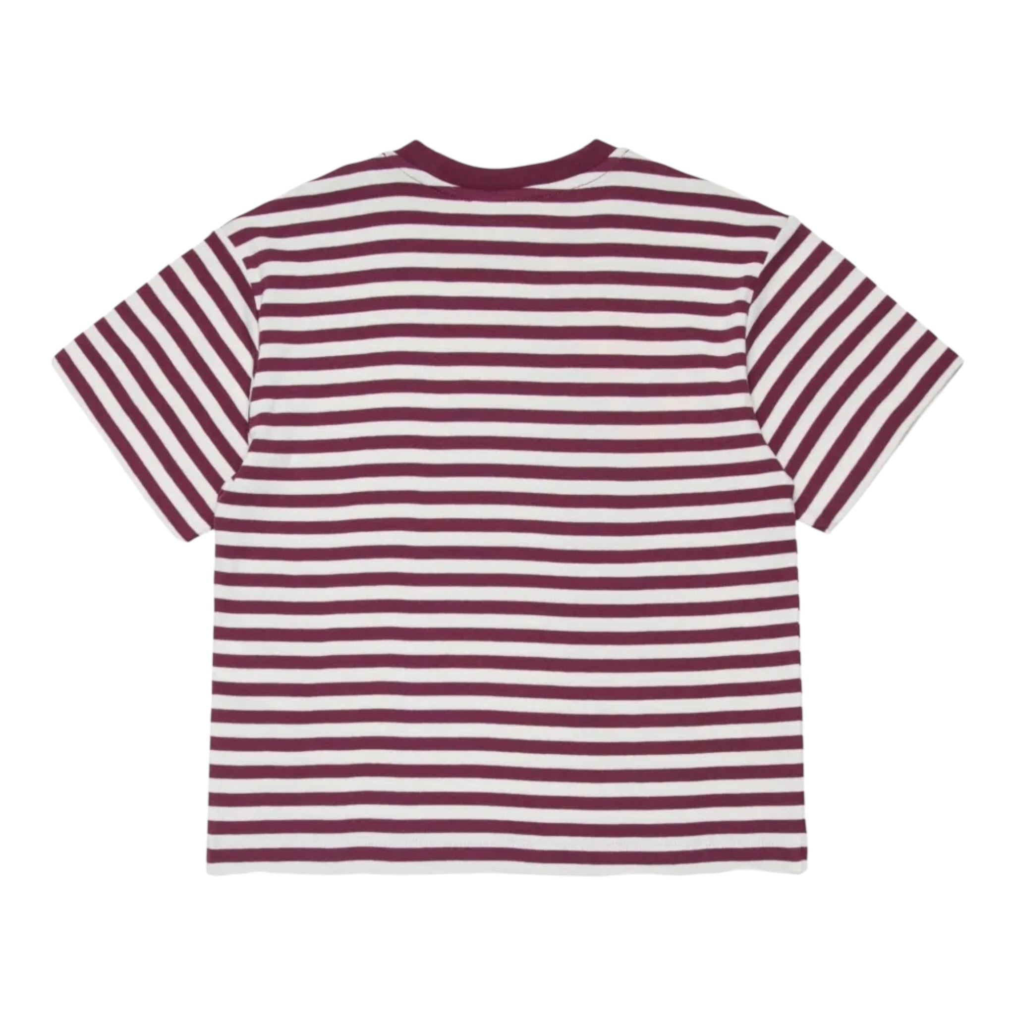 Max&Co. T-Shirt Bicolore con Fantasia A Righe Bianco/Bordeaux per Bambina MX0192 BIANCO/BORDEAUX MAX&Co. 