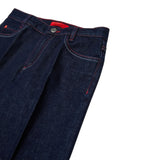 Max&Co. Jeans Tinta Uita con Piegoni Blu per Bambina MX0217 BLU MAX&Co. 