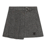 Max&Co. Gonna tinta unita con Logo Grigio per Bambina MX0221 GRIGIO MAX&Co. 