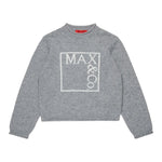 Max&Co. Maglia Girocollo tinta unita con Stampa Grigio per Bambina MX0233MX00H GRIGIO MAX&Co. 