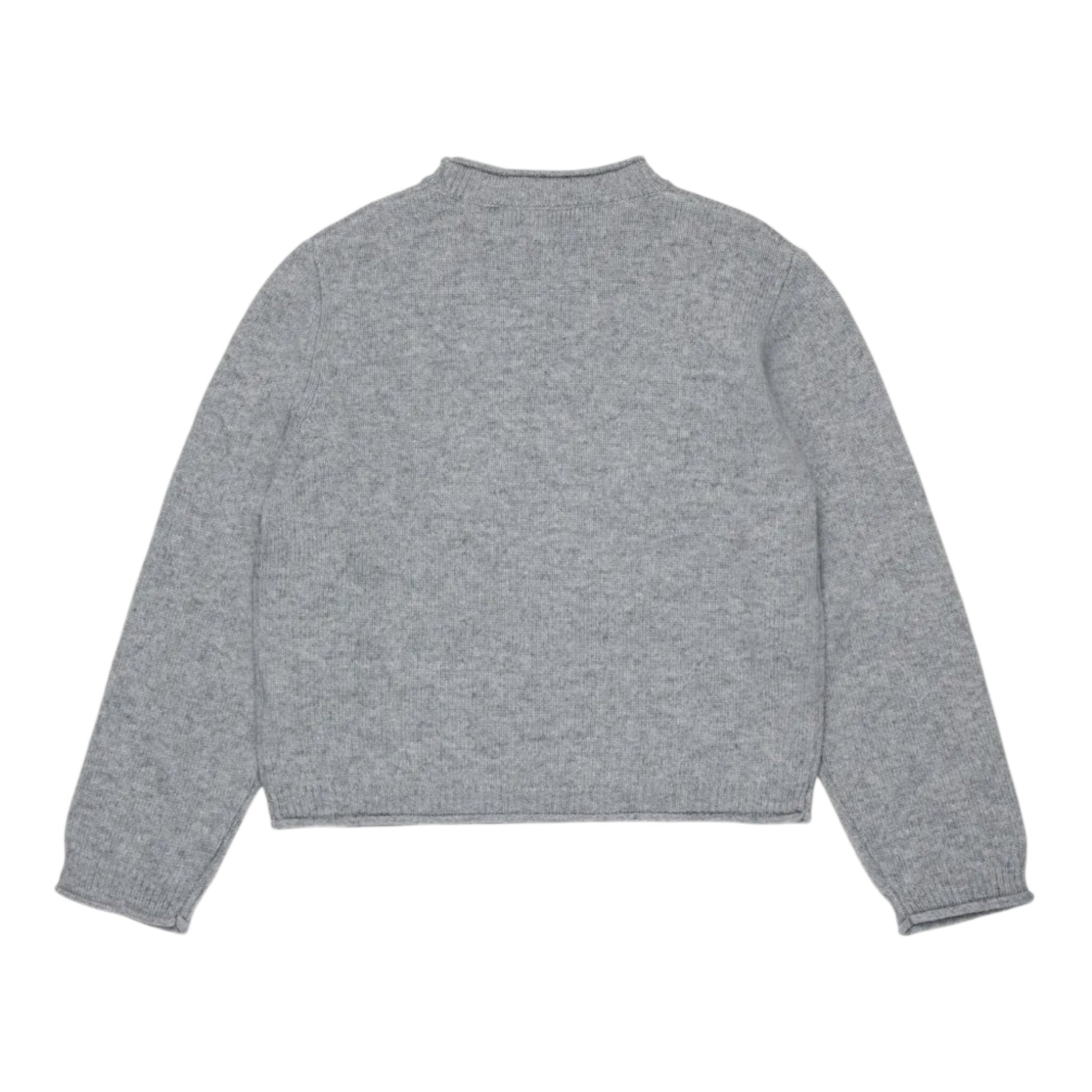 Max&Co. Maglia Girocollo tinta unita con Stampa Grigio per Bambina MX0233MX00H GRIGIO MAX&Co. 