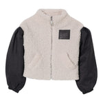 Max&Co. Giubbino tinta unita con Maniche In Contrasto Panna per Bambina MX0233MX093 PANNA MAX&Co. 
