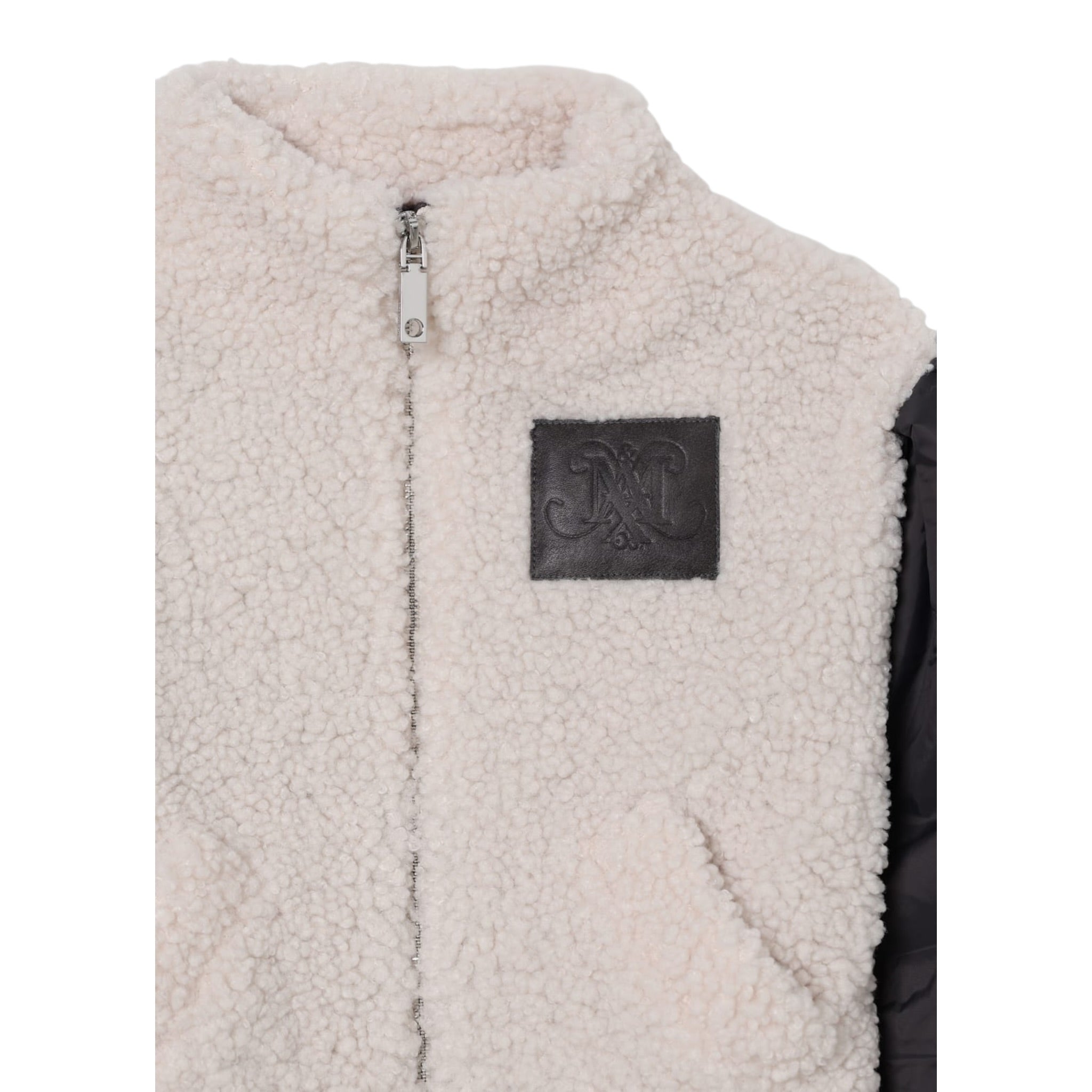 Max&Co. Giubbino tinta unita con Maniche In Contrasto Panna per Bambina MX0233MX093 PANNA MAX&Co. 