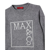 Max&Co. Maglia tinta unita con Stampa Grigio per Bambina MX0233X GRIGIO MAX&Co. 