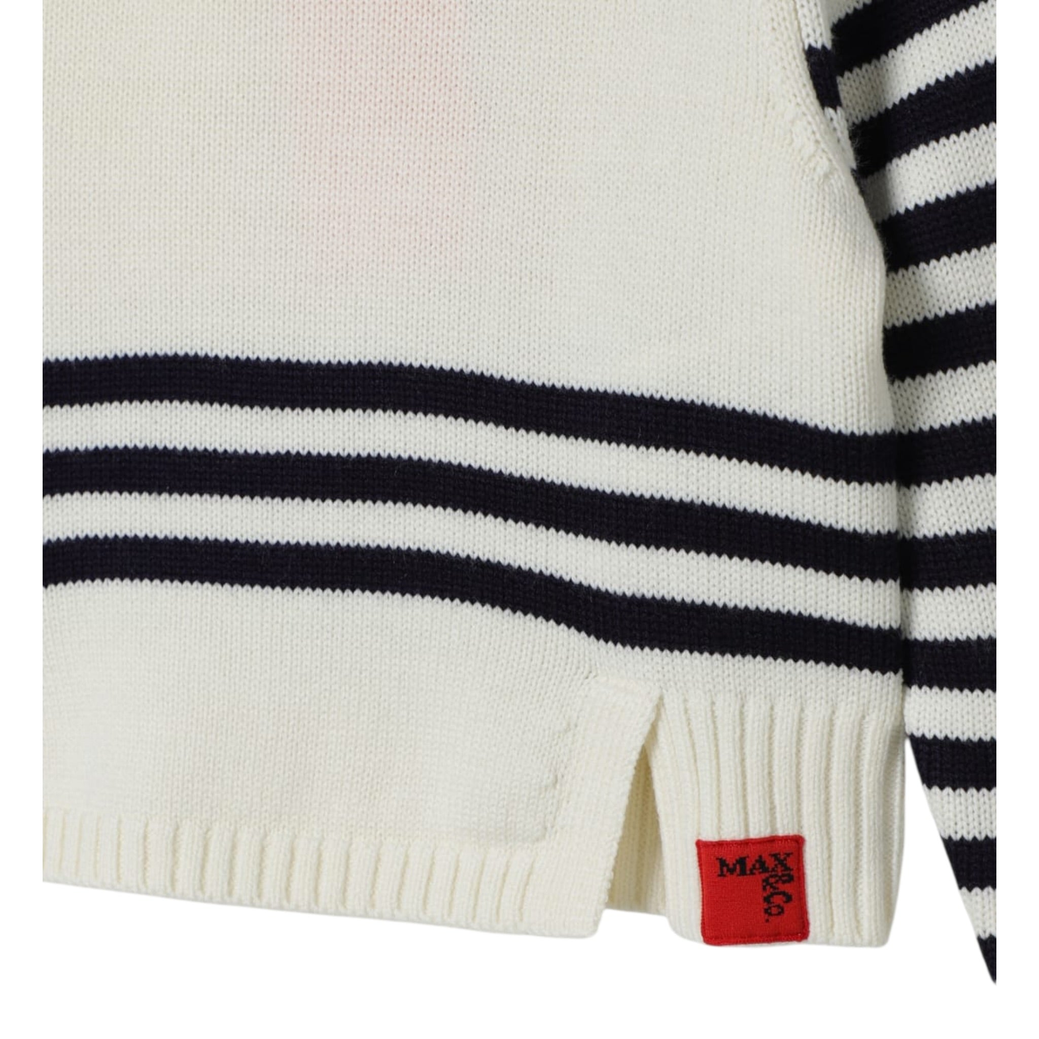Max&Co. Maglia tinta unita con Stampa Panna per Bambina MX0234 PANNA MAX&Co. 