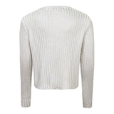 Max&Co. Maglia tinta unita Girocollo Panna per Bambina MX0260 PANNA MAX&Co. 