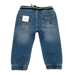 Mayoral Jeans tinta unita con Elastico In Vita Blu per Neonato 1548 BLU MAYORAL 