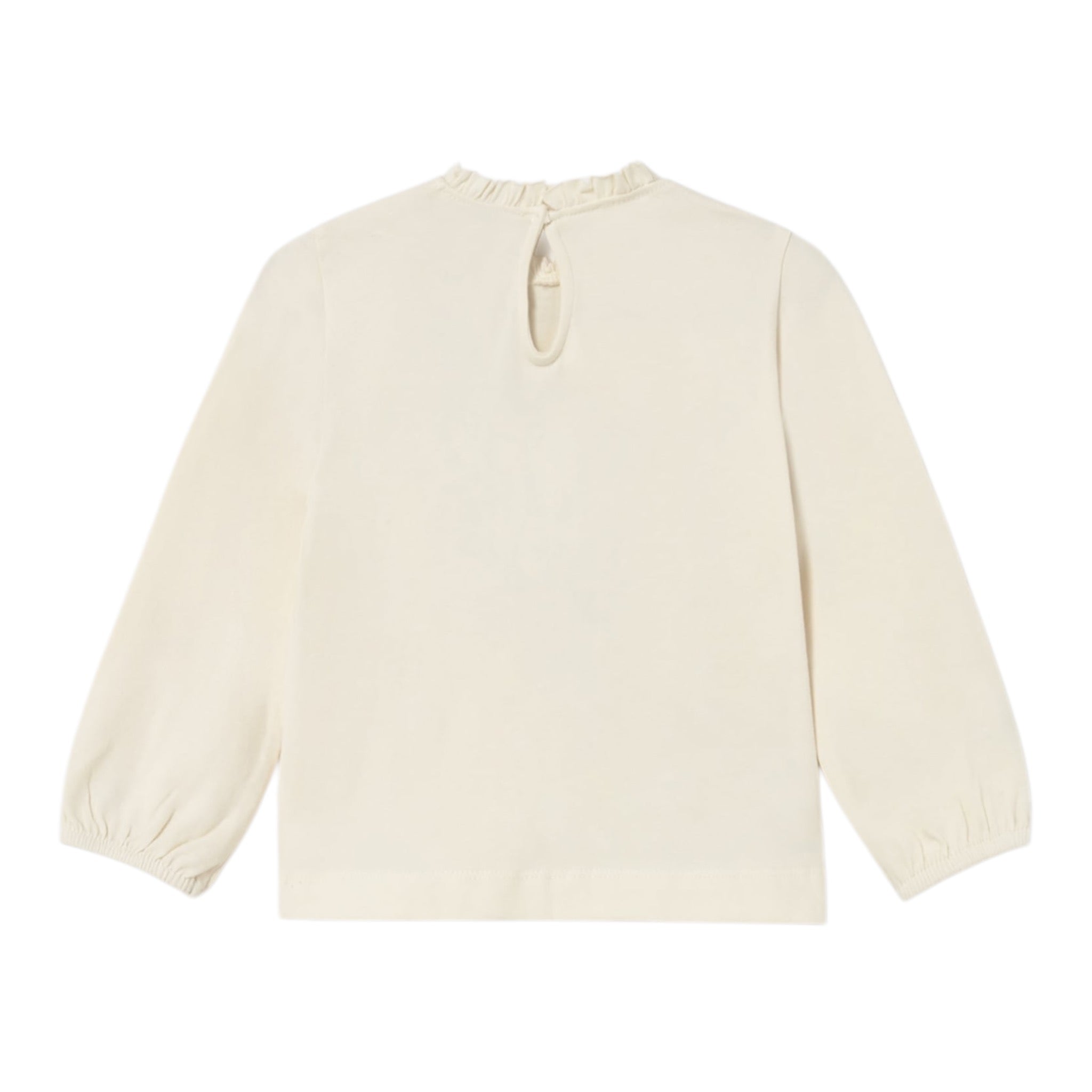 Mayoral Shirt tinta unita con Stampa Beige per Neonata 2075 BEIGE MAYORAL 