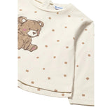 Mayoral Shirt Girocollo tinta unita Panna per Neonata 2077 PANNA MAYORAL 