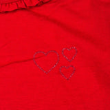 Mayoral Shirt tinta unita con Colletto Rosso per Bambina 2089 ROSSO MAYORAL 