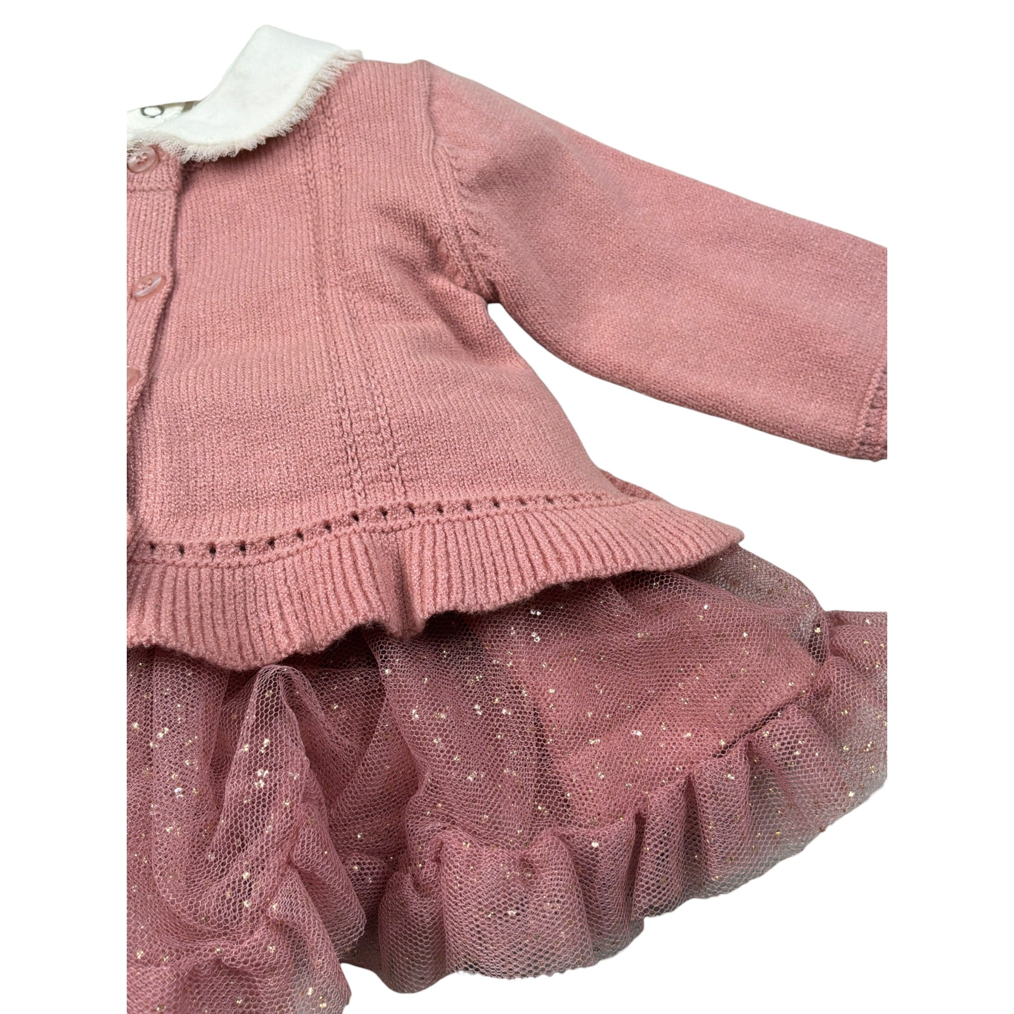 Mayoral Completo 3 Pezzi Body-Cardigan-Gonna Rosa per Neonata 2830 ROSA MAYORAL 