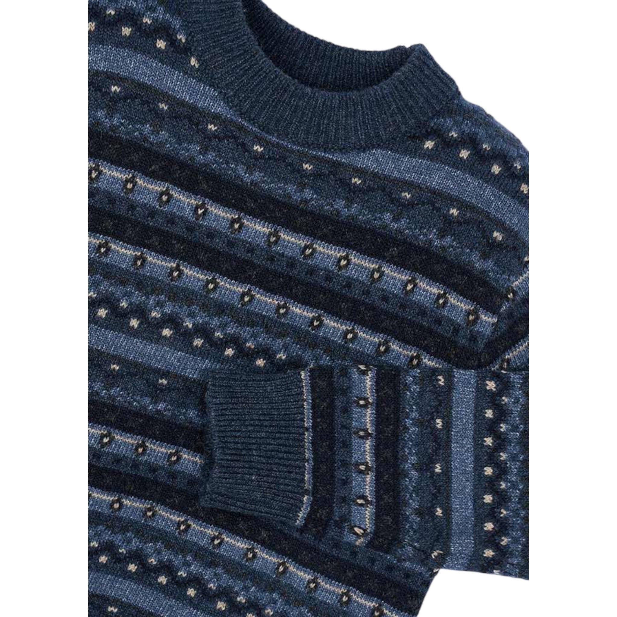 Mayoral Maglia Girocollo tinta unita Blu per Bambino 4381 BLU MAYORAL 