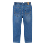 Mayoral Jeans tinta unita con Elastico In Vita Azzurro per Bambino 4566 AZZURRO MAYORAL 