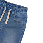 Mayoral Jeans tinta unita con Elastico In Vita Azzurro per Bambino 4566 AZZURRO MAYORAL 