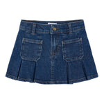 Mayoral Gonna In Denim tinta unita Blu per Bambina 4901 BLU MAYORAL 