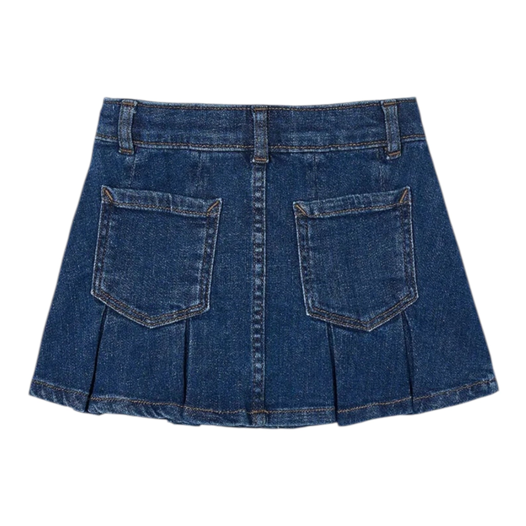 Mayoral Gonna In Denim tinta unita Blu per Bambina 4901 BLU MAYORAL 