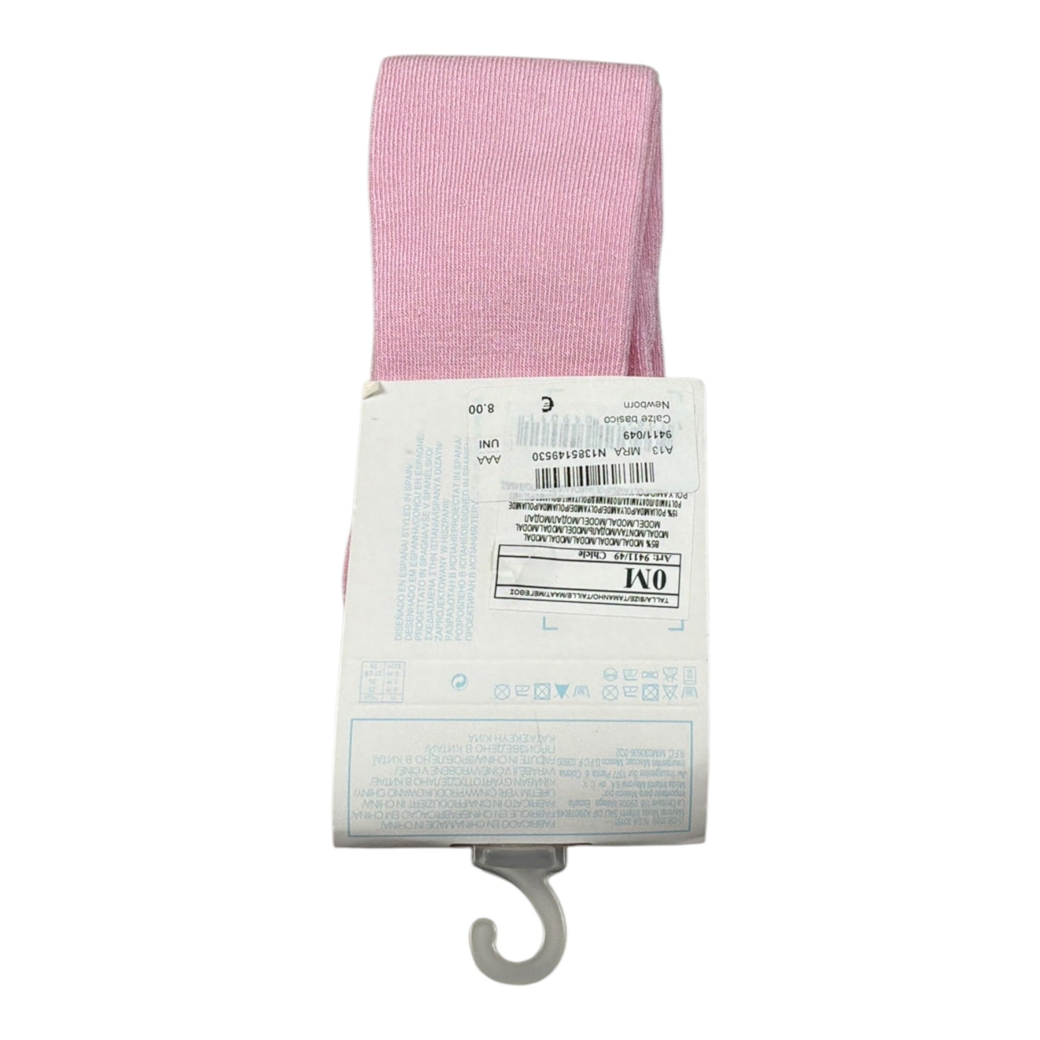Mayoral Calze tinta unita Rosa per Neonata 9411 ROSA MAYORAL 