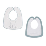 Mayoral Set 2 Bavette Bianco/Azzurro per Neonato 9950 BIANCO/AZZURRO MAYORAL 