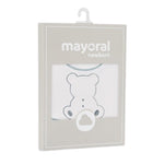 Mayoral Set 2 Bavette Bianco/Azzurro per Neonato 9950 BIANCO/AZZURRO MAYORAL 