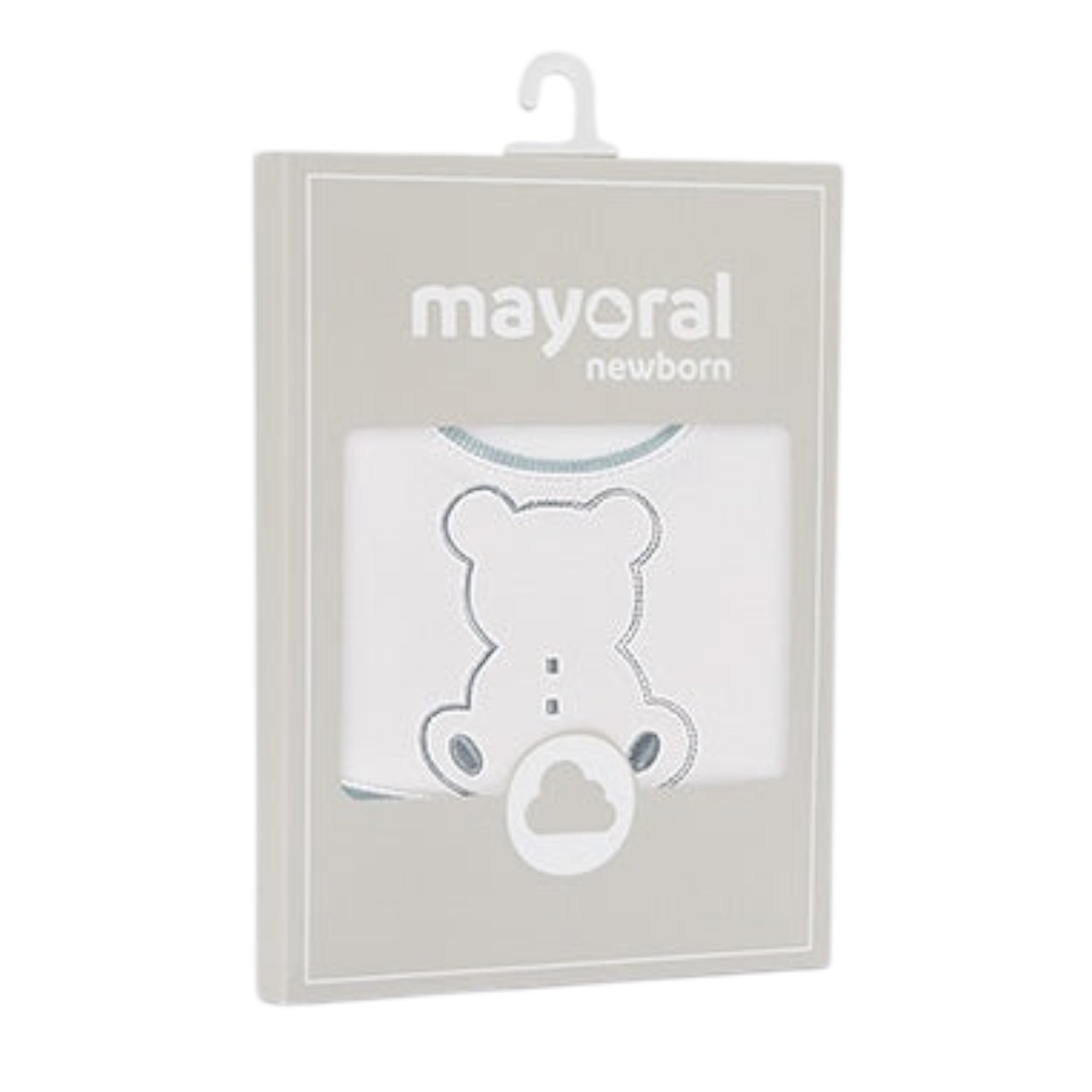 Mayoral Set 2 Bavette Bianco/Azzurro per Neonato 9950 BIANCO/AZZURRO MAYORAL 