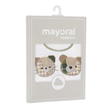 Mayoral Set 2 Bavette Bianco per Neonato 9950 BIANCO MAYORAL 