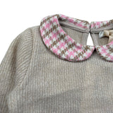 Meilisa Bai Maglia tinta unita con Colletto Beige per Neonata FL6079 BEIGE MEILISA BAI 