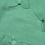 Meilisa Bai Maglia tinta unita con Ricami Verde per Bambina FL6541 VERDE MEILISA BAI 