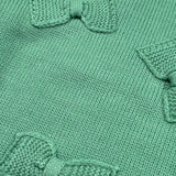 Meilisa Bai Maglia tinta unita con Ricami Verde per Bambina FL6541 VERDE MEILISA BAI 
