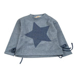 Meilisa Bai Maglia tinta unita con Stampa Azzurro per Bambina FL6623 AZZURRO MEILISA BAI 