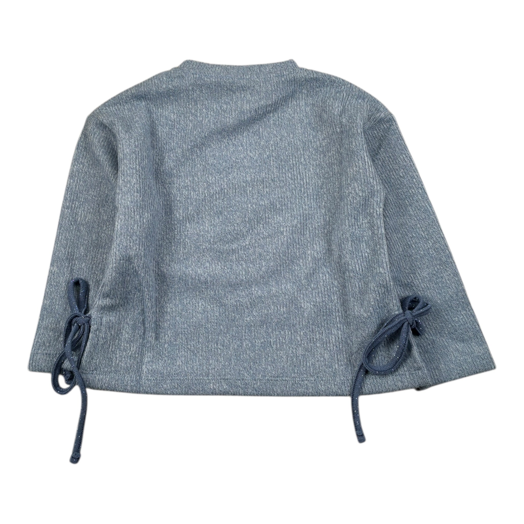 Meilisa Bai Maglia tinta unita con Stampa Azzurro per Bambina FL6623 AZZURRO MEILISA BAI 