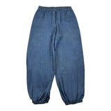 Meilisa Bai Jeans tinta unita con Profili In Contrasto Blu per Bambina FL6632 BLU MEILISA BAI 