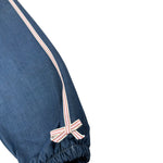 Meilisa Bai Jeans tinta unita con Profili In Contrasto Blu per Bambina FL6632 BLU MEILISA BAI 